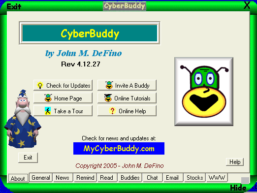 CyberBuddy Free MSAgent Program screenshot